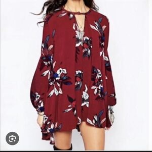 Free People Dress Women's XS Electric Orchid Swing Tunic